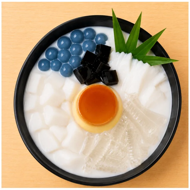 Chè Dừa Dầm Flan