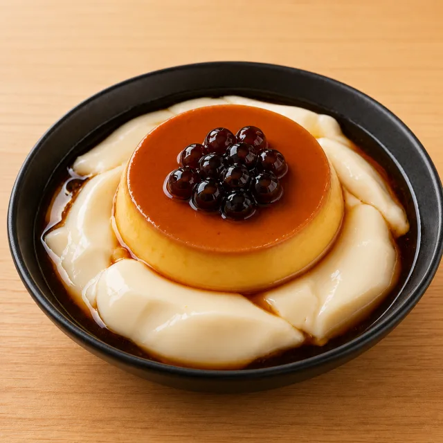 Tàu Hũ Flan Trân Châu Đường Đen