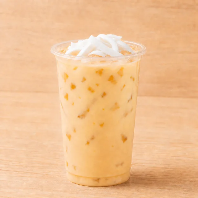 Ô Long Đào Sữa Dừa